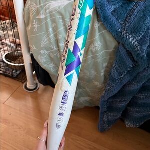 Youth Teal & Purple Baseball Bat